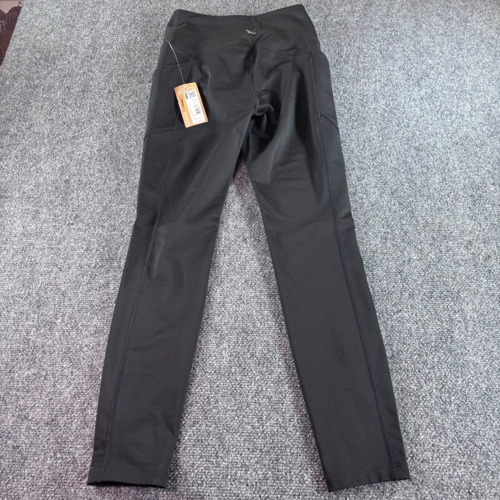 Eddie Bauer Crossover Trail Adventure Leggings Women XS Black New Hiking Pockets - Picture 3 of 8
